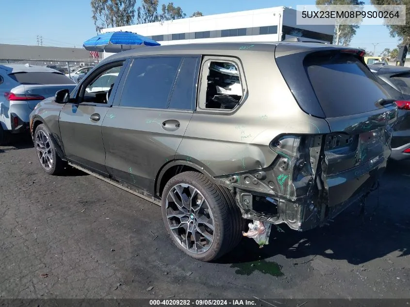 2023 BMW X7 xDrive40I VIN: 5UX23EM08P9S00264 Lot: 40209282