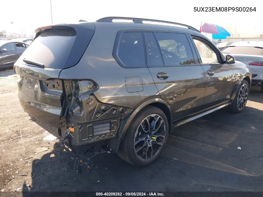 2023 BMW X7 xDrive40I VIN: 5UX23EM08P9S00264 Lot: 40209282