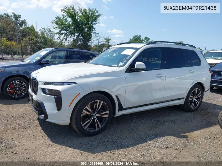 2023 BMW X7 xDrive40I VIN: 5UX23EM04P9R21438 Lot: 40218465