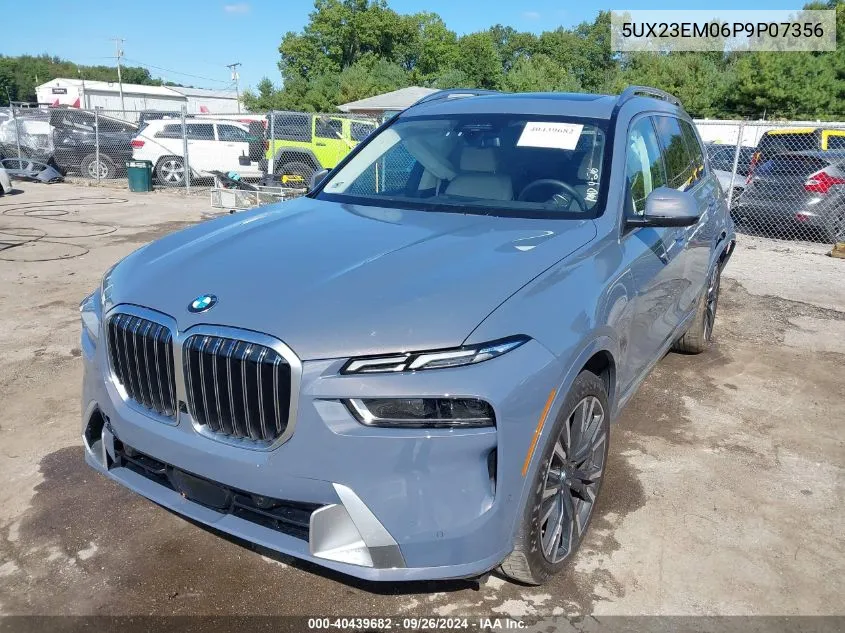 2023 BMW X7 xDrive40I VIN: 5UX23EM06P9P07356 Lot: 40439682