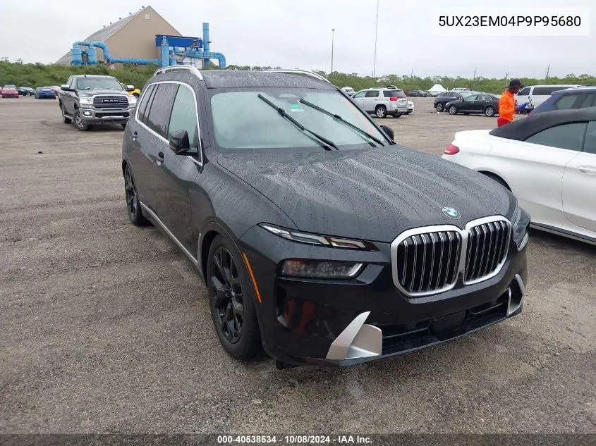 2023 BMW X7 xDrive40I VIN: 5UX23EM04P9P95680 Lot: 40538534