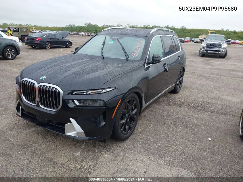 2023 BMW X7 xDrive40I VIN: 5UX23EM04P9P95680 Lot: 40538534