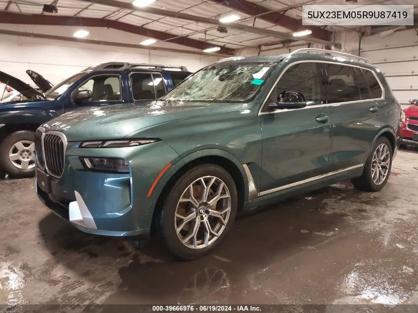 2024 BMW X7 xDrive40I VIN: 5UX23EM05R9U87419 Lot: 39666976