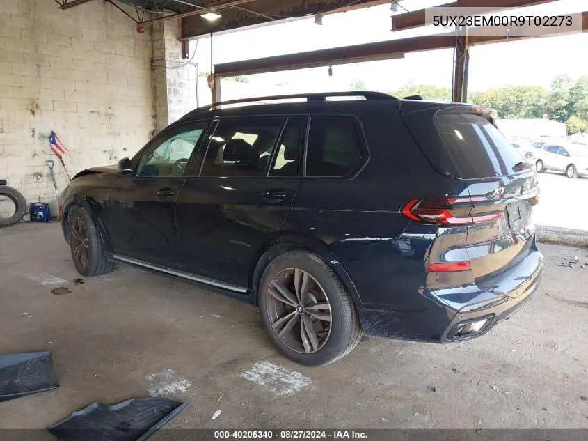 5UX23EM00R9T02273 2024 BMW X7 xDrive40I