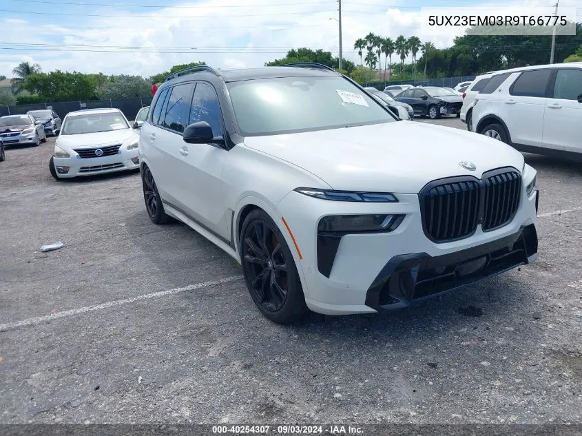 2024 BMW X7 xDrive40I VIN: 5UX23EM03R9T66775 Lot: 40254307