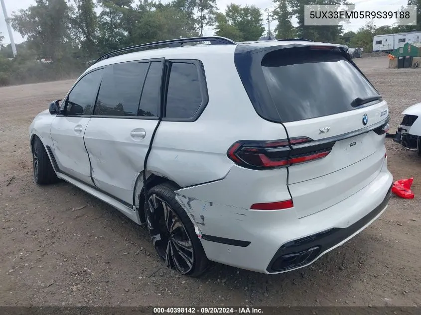 5UX33EM05R9S39188 2024 BMW X7 M60I