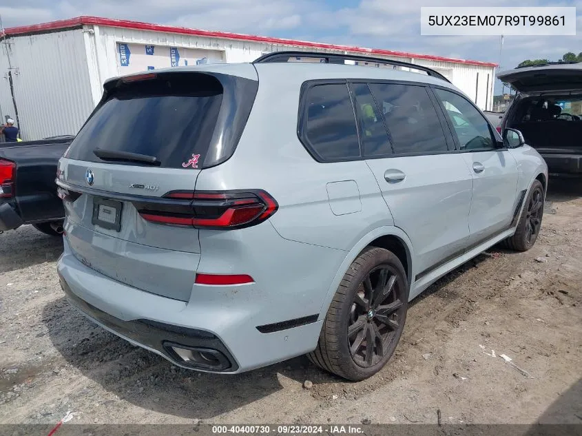 5UX23EM07R9T99861 2024 BMW X7 xDrive40I