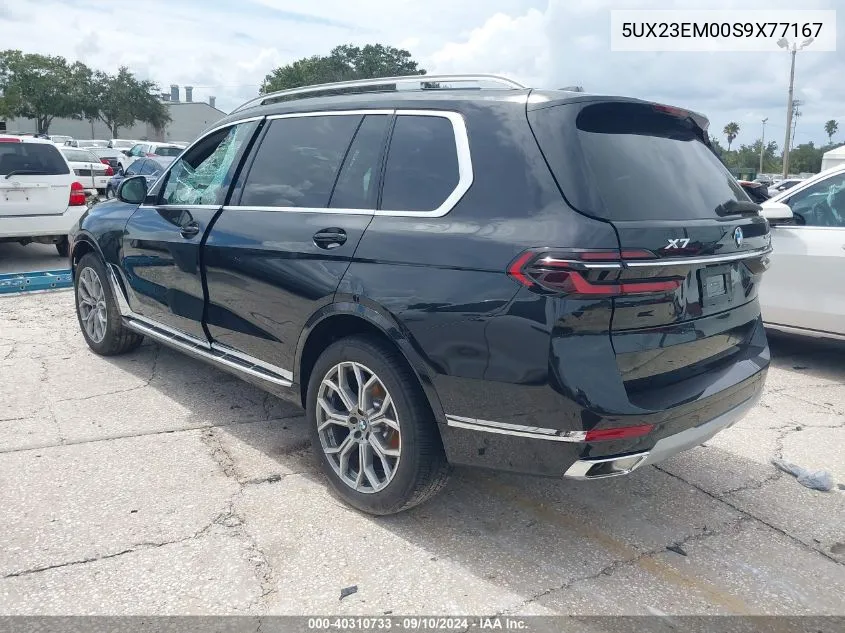 2025 BMW X7 xDrive40I VIN: 5UX23EM00S9X77167 Lot: 40310733