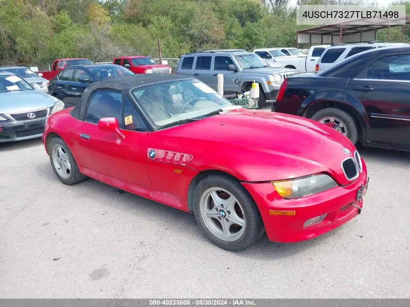 1996 BMW Z3 1.9 VIN: 4USCH7327TLB71498 Lot: 40233608