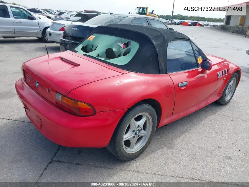 4USCH7327TLB71498 1996 BMW Z3 1.9