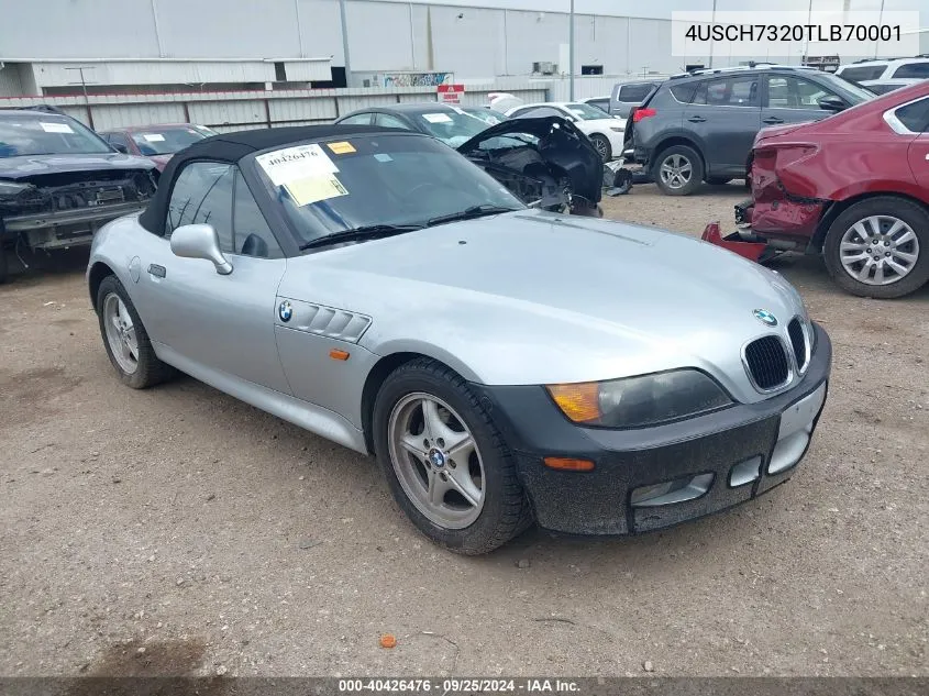 4USCH7320TLB70001 1996 BMW Z3 1.9