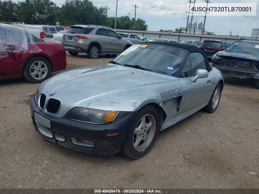 4USCH7320TLB70001 1996 BMW Z3 1.9