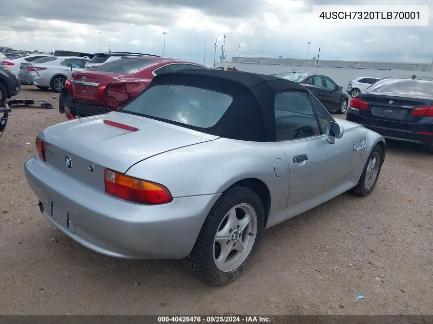 4USCH7320TLB70001 1996 BMW Z3 1.9