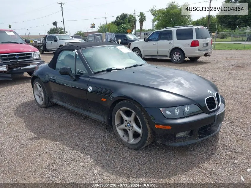 1997 BMW Z3 2.8L Roadster VIN: 4USCJ3328VLC04864 Lot: 39851290