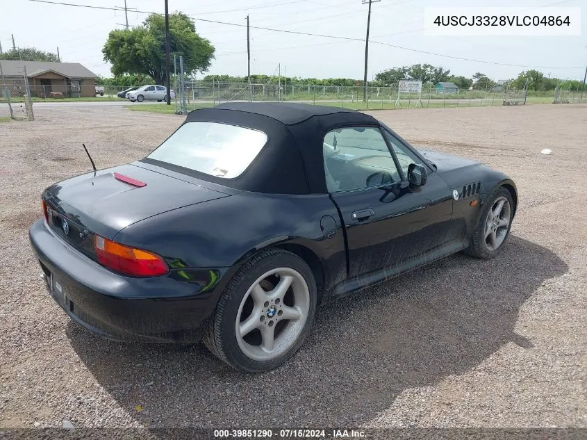 1997 BMW Z3 2.8L Roadster VIN: 4USCJ3328VLC04864 Lot: 39851290