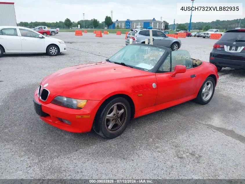 4USCH732XVLB82935 1997 BMW Z3 1.9L Roadster