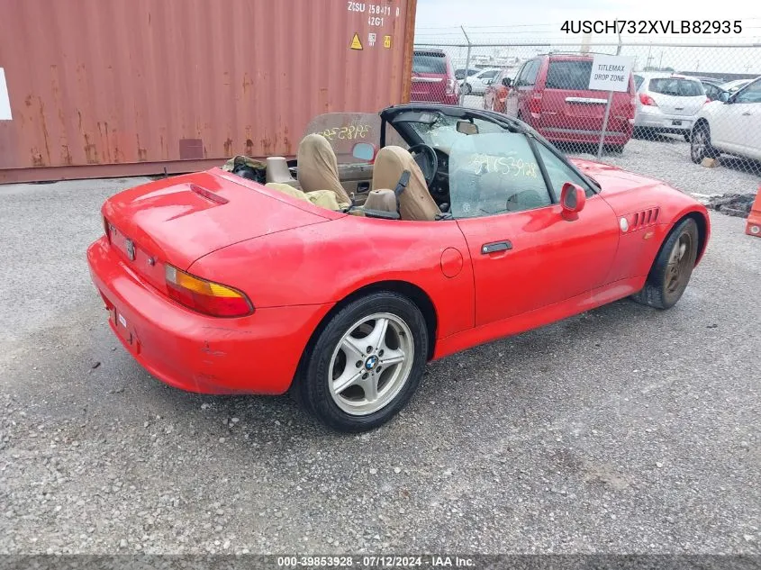 4USCH732XVLB82935 1997 BMW Z3 1.9L Roadster