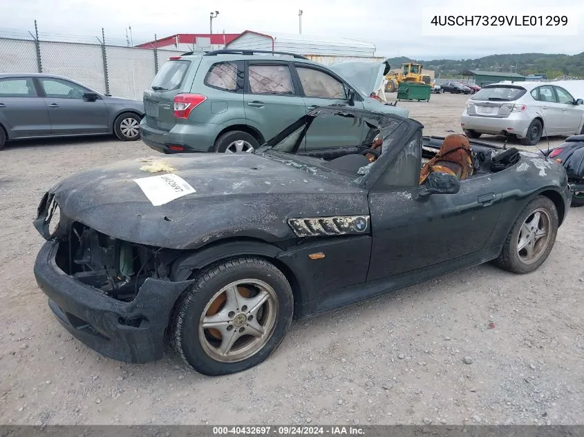 4USCH7329VLE01299 1997 BMW Z3 1.9L Roadster