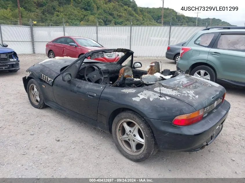 4USCH7329VLE01299 1997 BMW Z3 1.9L Roadster