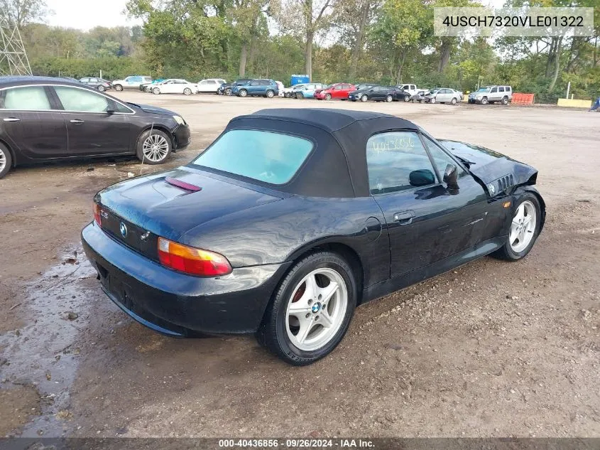 4USCH7320VLE01322 1997 BMW Z3 1.9L Roadster