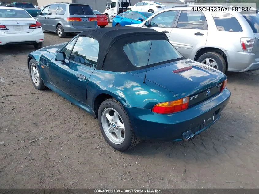 4USCH9336XLF81834 1999 BMW Z3 2.3