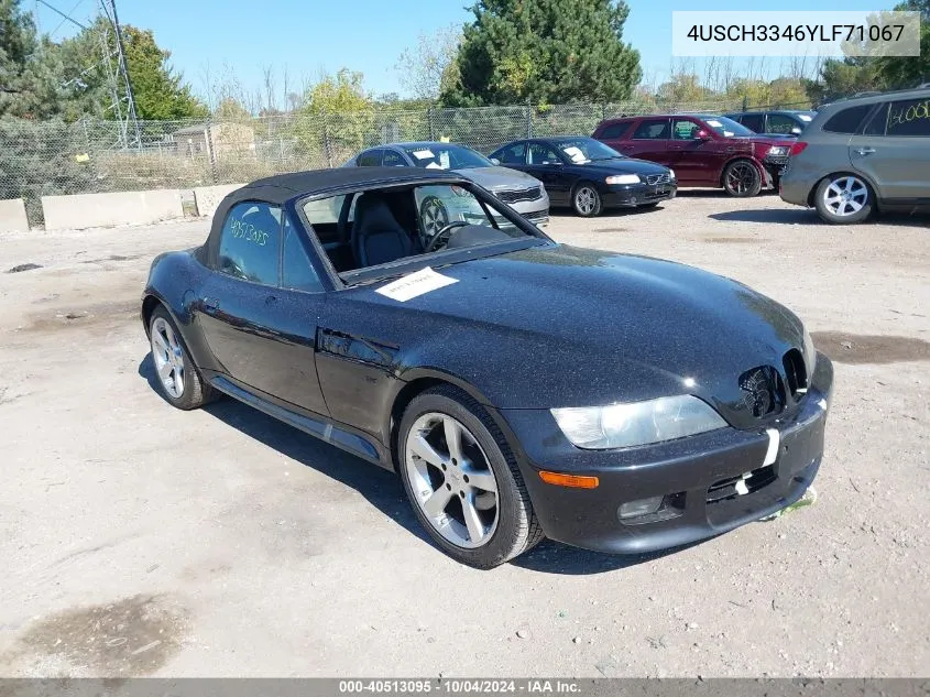 4USCH3346YLF71067 2000 BMW Z3 2.8L