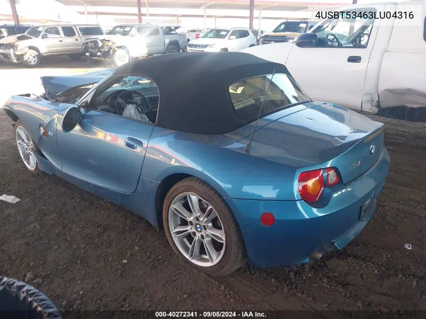 4USBT53463LU04316 2003 BMW Z4 3.0