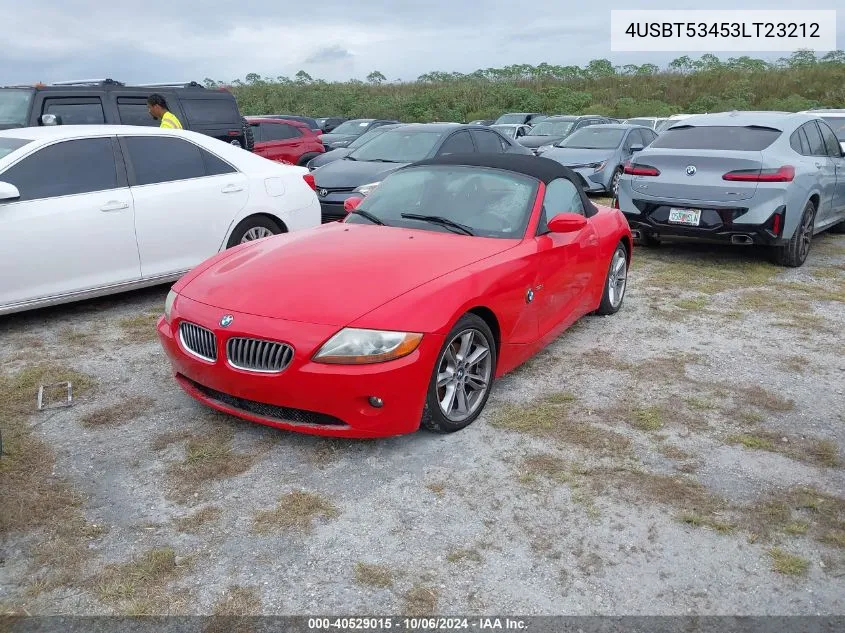 4USBT53453LT23212 2003 BMW Z4 3.0I