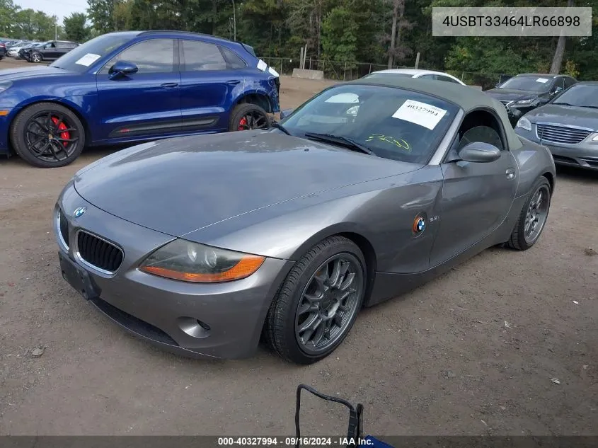 2004 BMW Z4 2.5 VIN: 4USBT33464LR66898 Lot: 40327994