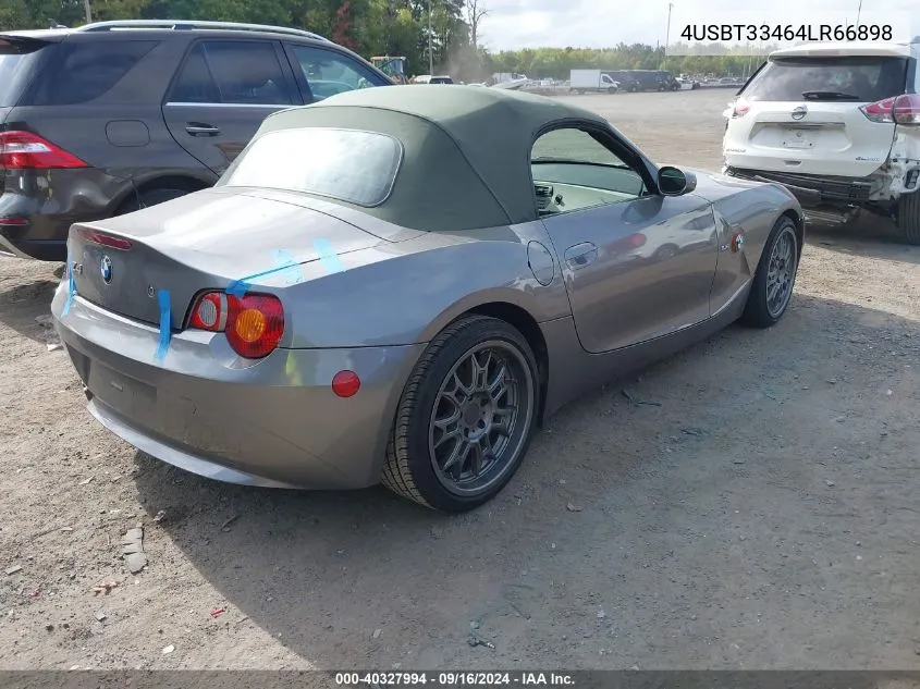 4USBT33464LR66898 2004 BMW Z4 2.5