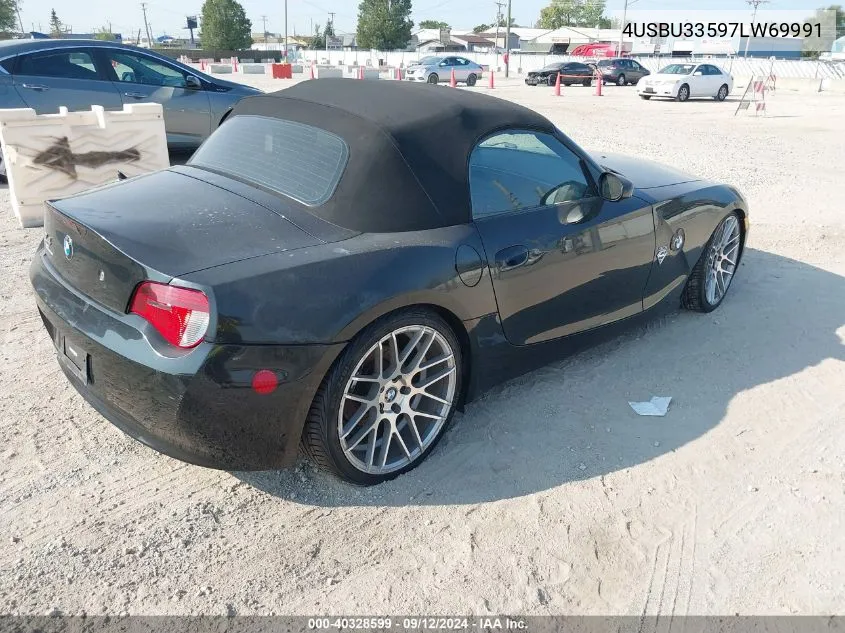 2007 BMW Z4 3.0I VIN: 4USBU33597LW69991 Lot: 40328599