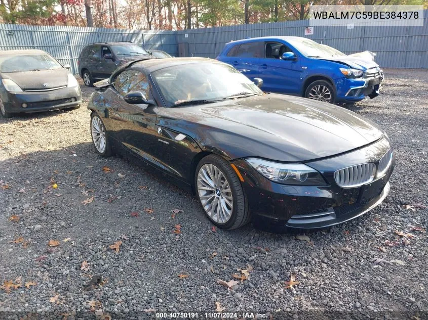 2011 BMW Z4 Sdrive35I VIN: WBALM7C59BE384378 Lot: 40750191