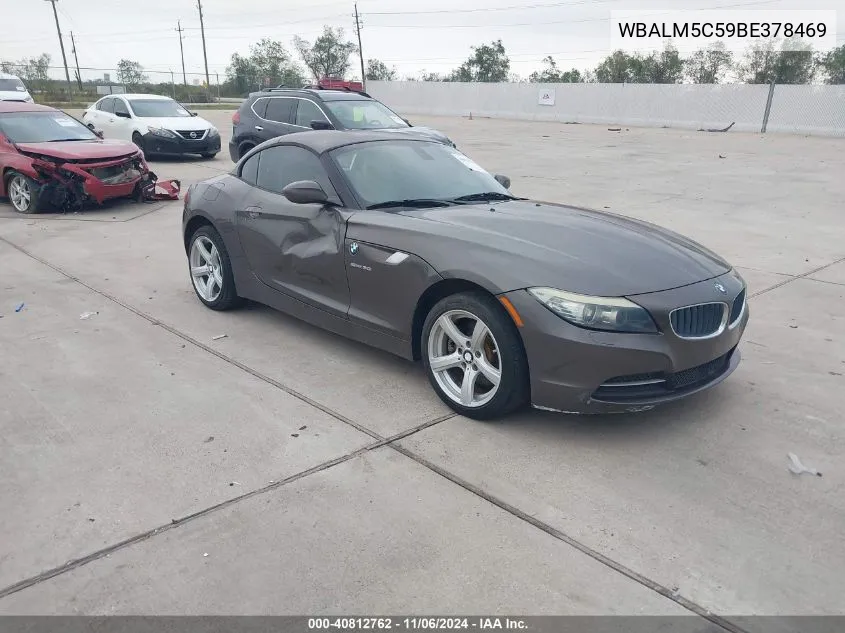 2011 BMW Z4 Sdrive30I VIN: WBALM5C59BE378469 Lot: 40812762