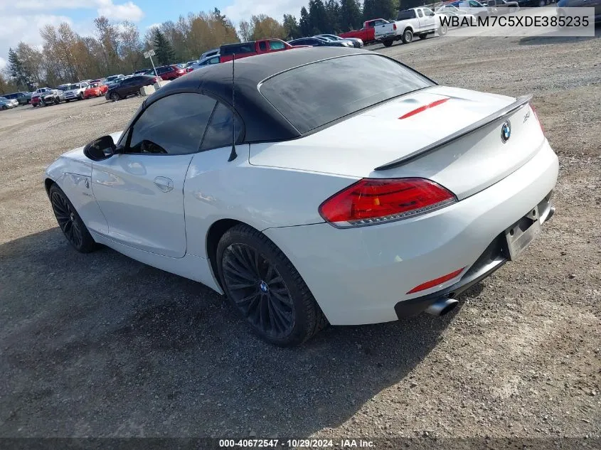 2013 BMW Z4 Sdrive35I VIN: WBALM7C5XDE385235 Lot: 40672547