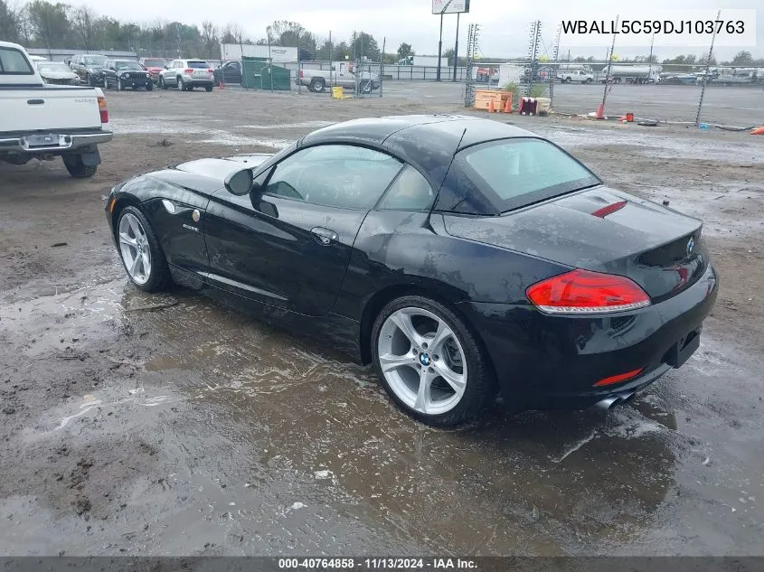 WBALL5C59DJ103763 2013 BMW Z4 Sdrive28I