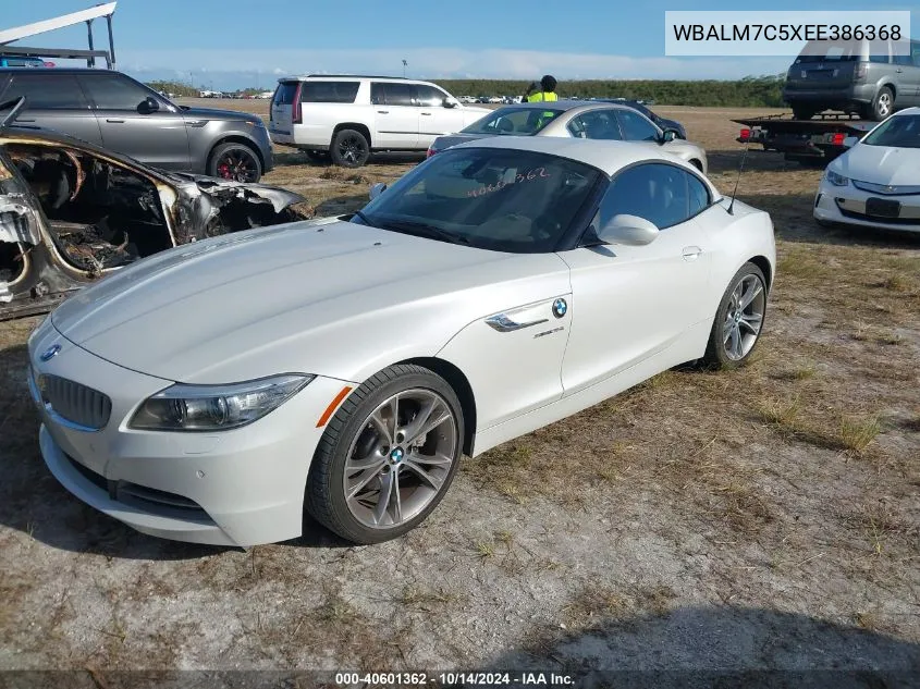 2014 BMW Z4 Sdrive35I VIN: WBALM7C5XEE386368 Lot: 40601362