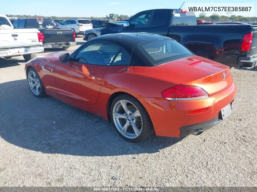 2014 BMW Z4 Sdrive35I VIN: WBALM7C57EE385887 Lot: 40817053