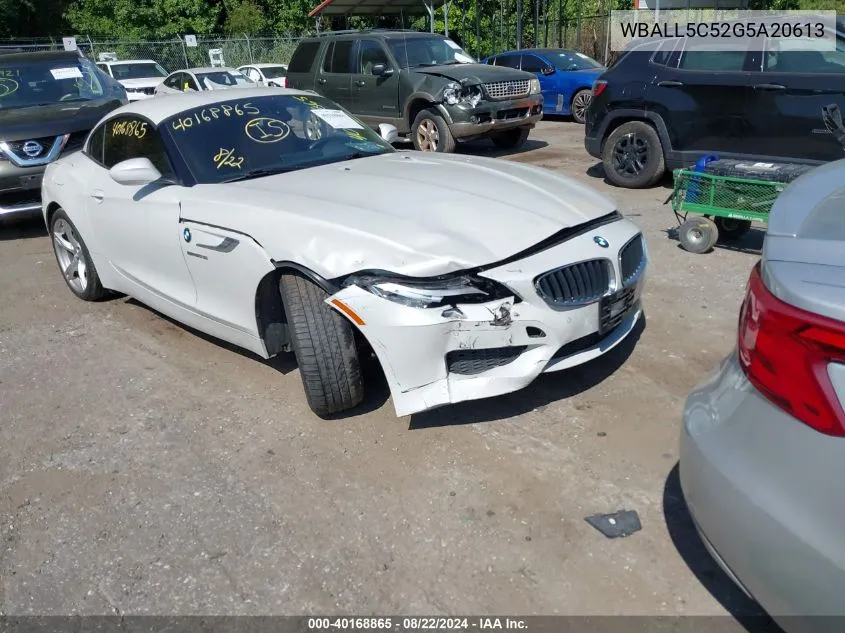 WBALL5C52G5A20613 2016 BMW Z4 Sdrive28I