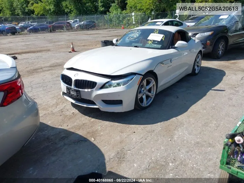 WBALL5C52G5A20613 2016 BMW Z4 Sdrive28I