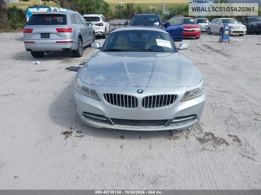 WBALL5C51G5A20361 2016 BMW Z4 Sdrive28I