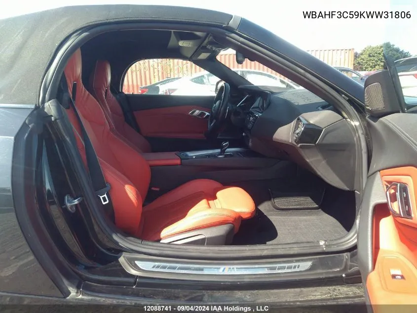 WBAHF3C59KWW31806 2019 BMW Z4 Sdrive30I