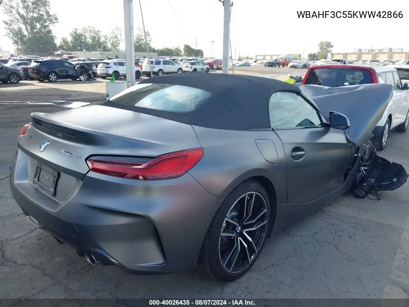 2019 BMW Z4 Sdrive30I VIN: WBAHF3C55KWW42866 Lot: 40026435