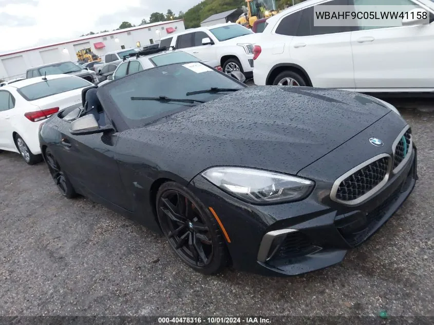 2020 BMW Z4 M40I VIN: WBAHF9C05LWW41158 Lot: 40478316