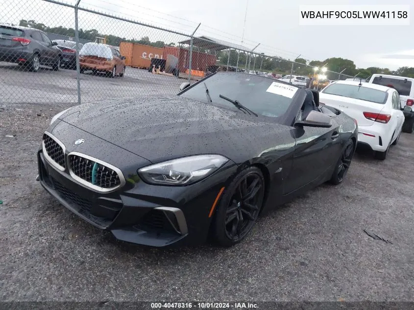 2020 BMW Z4 M40I VIN: WBAHF9C05LWW41158 Lot: 40478316