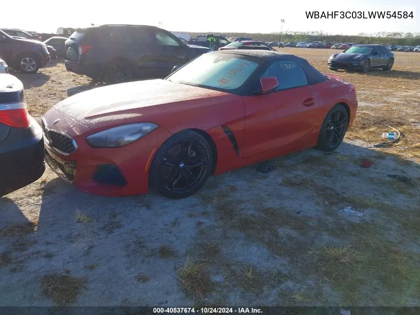 2020 BMW Z4 Sdrive30I VIN: WBAHF3C03LWW54584 Lot: 40537674