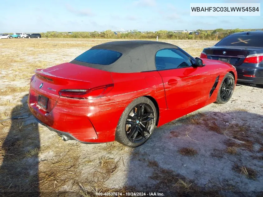 2020 BMW Z4 Sdrive30I VIN: WBAHF3C03LWW54584 Lot: 40537674