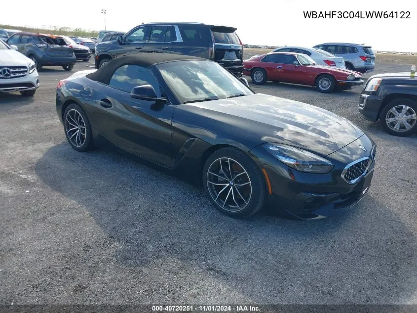 2020 BMW Z4 Sdrive30I VIN: WBAHF3C04LWW64122 Lot: 40720251