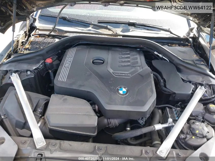 2020 BMW Z4 Sdrive30I VIN: WBAHF3C04LWW64122 Lot: 40720251