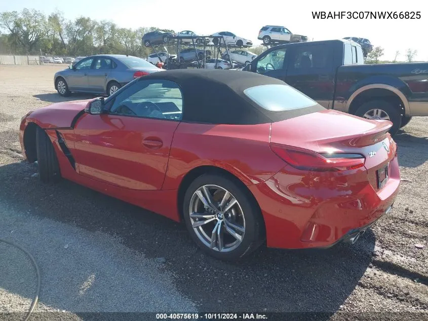 2022 BMW Z4 Sdrive30I VIN: WBAHF3C07NWX66825 Lot: 40575619