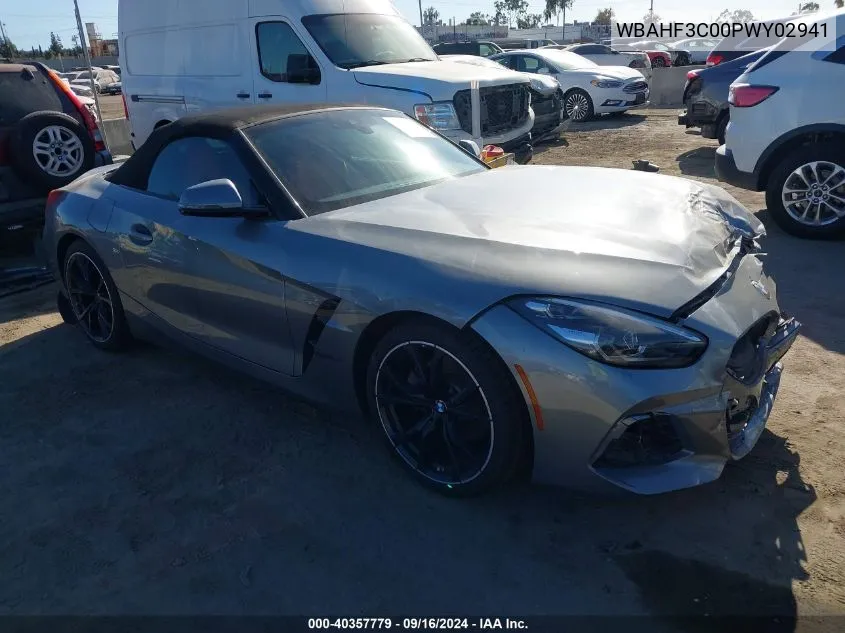 2023 BMW Z4 Sdrive30I VIN: WBAHF3C00PWY02941 Lot: 40357779